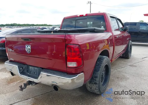 2012 Ram 1500 Slt из США, поврежденный, VIN 1C6RD6LT7CS348866